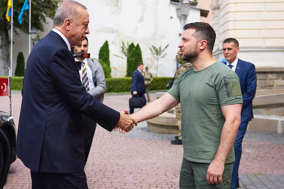 reunión entre Erdoğan y Zelensky