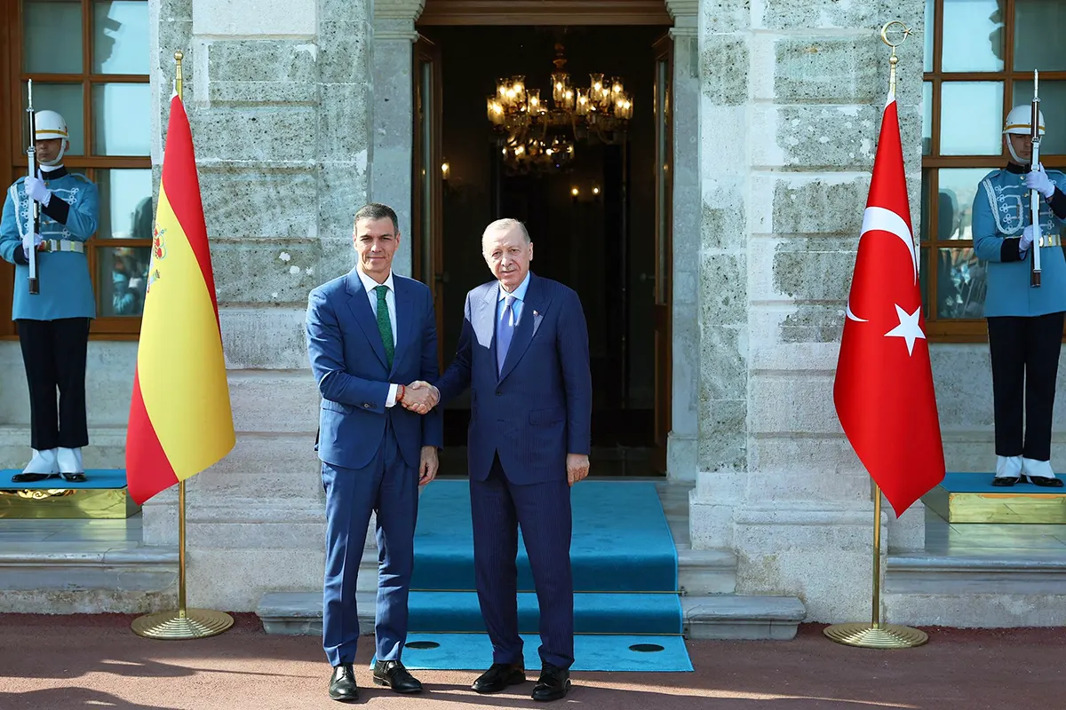 Sánchez y Erdoğan en Estambul