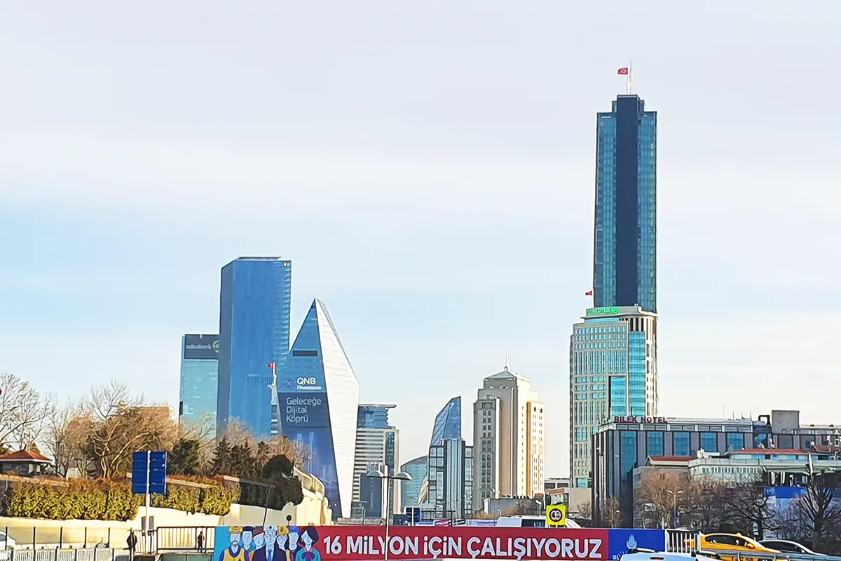 skyscrapers in Levent, Istanbul