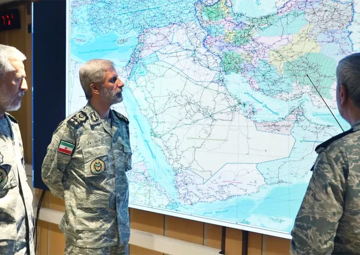 comandante en jefe del ejército iraní