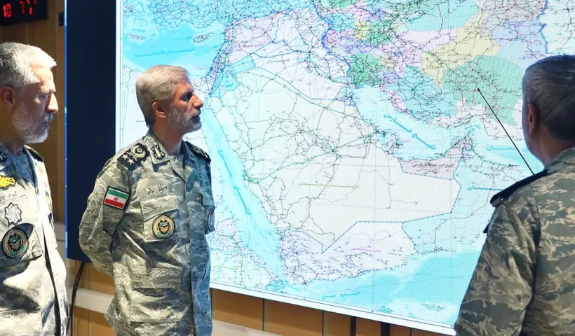 comandante en jefe del ejército iraní