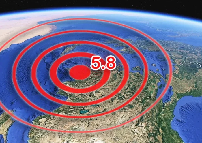 earthquake in Turkey between Muğla and Rhodes