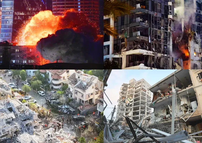Iran's shelling of Israel