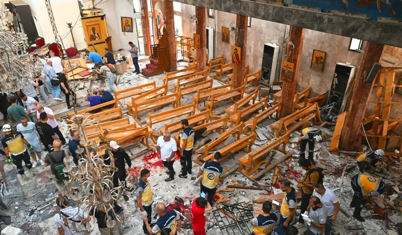 Siria, atentado en una iglesia de Damasco