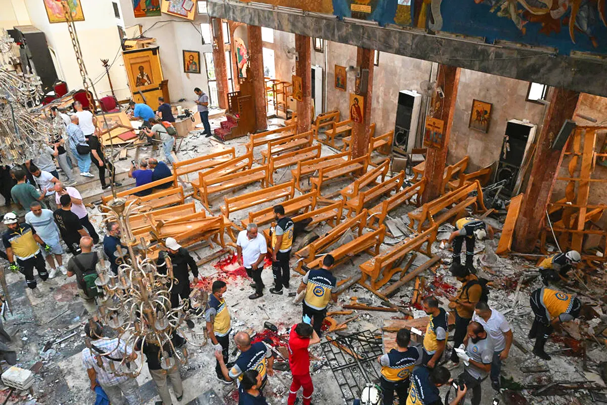 Syria, attack on a church in Damascus