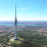 torre Çamlıca de Estambul (vista panorámica)