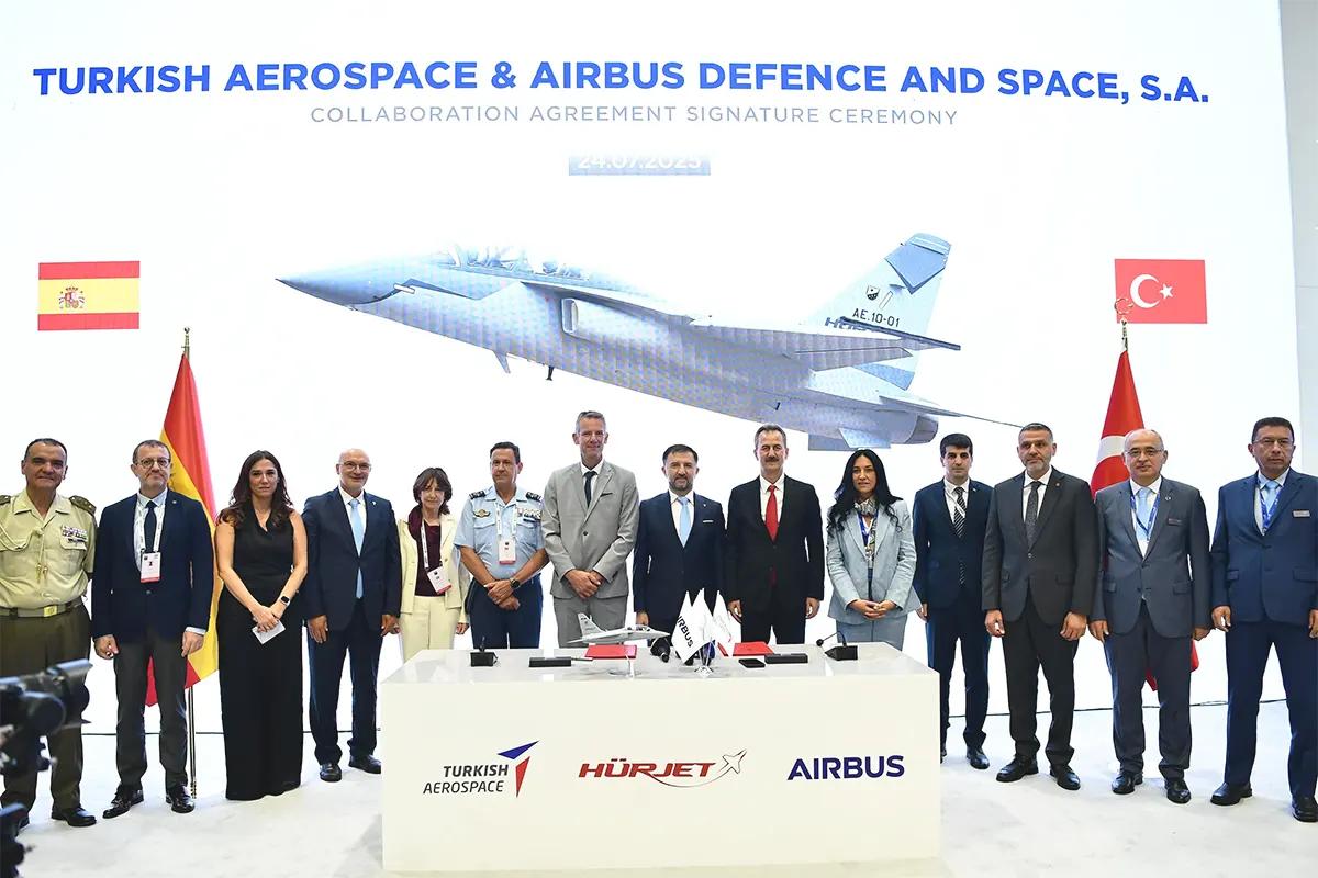 acuerdo entre TAI y Airbus sobre el Hürjet