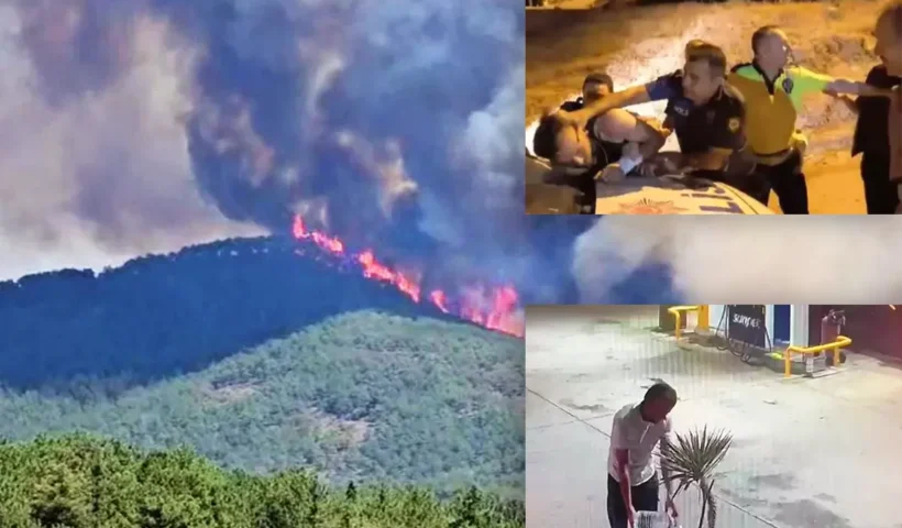 arsonist detained in Turkey