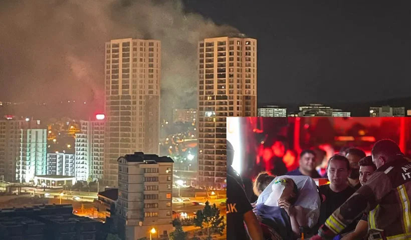 building fire in Ankara