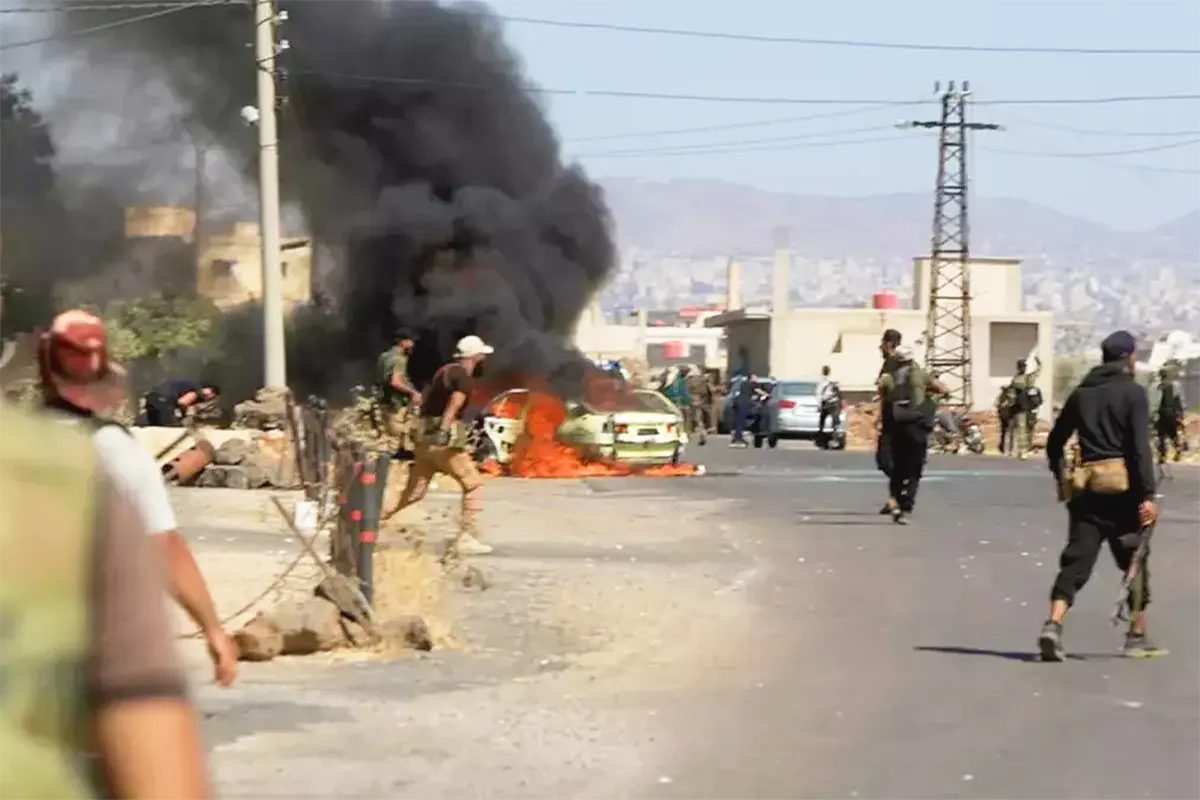 clashes in Sweida, Syria