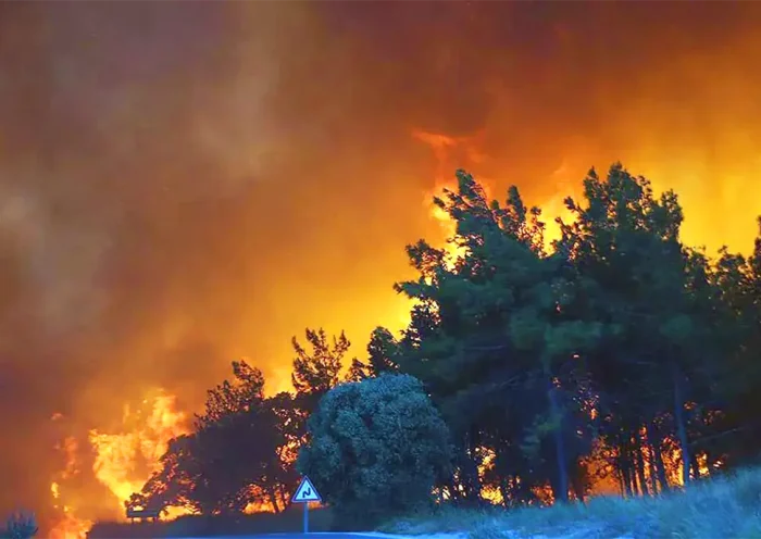 forest fires in Turkey
