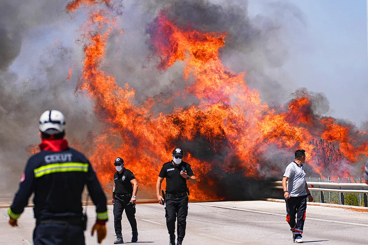 incendios en Izmir, Turquía