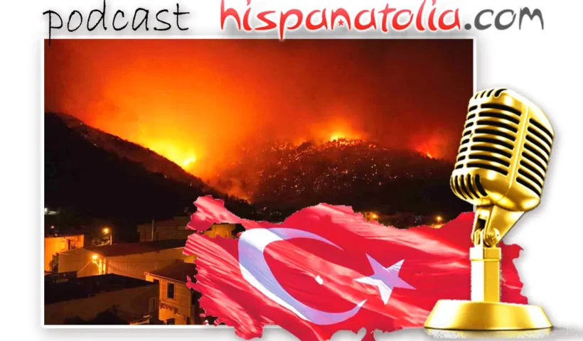Bomba no nuclear, incendios en Bursa, sequía en Izmir, estatua del emperador romano Marco Aurelio