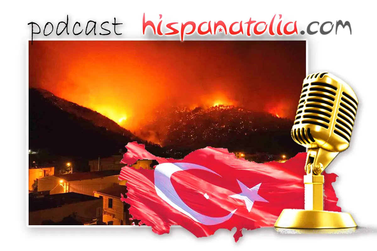 Bomba no nuclear, incendios en Bursa, sequía en Izmir, estatua del emperador romano Marco Aurelio