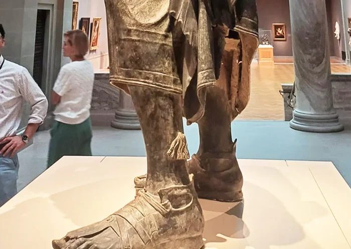 Roman emperor Marcus Aurelius' statue