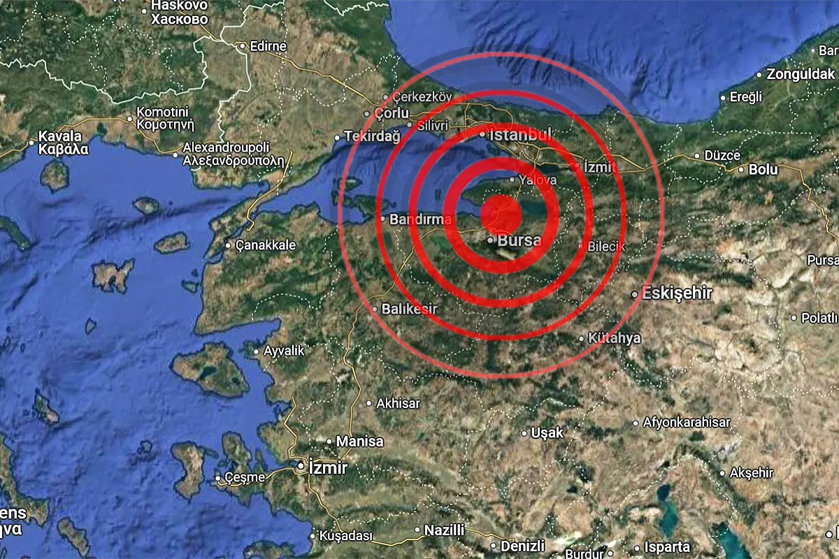 terremotos en Gemlik