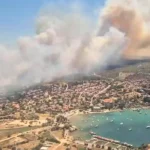 wildfires in Çeşme, Izmir