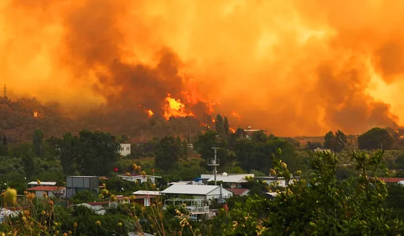 wildfires in Turkey