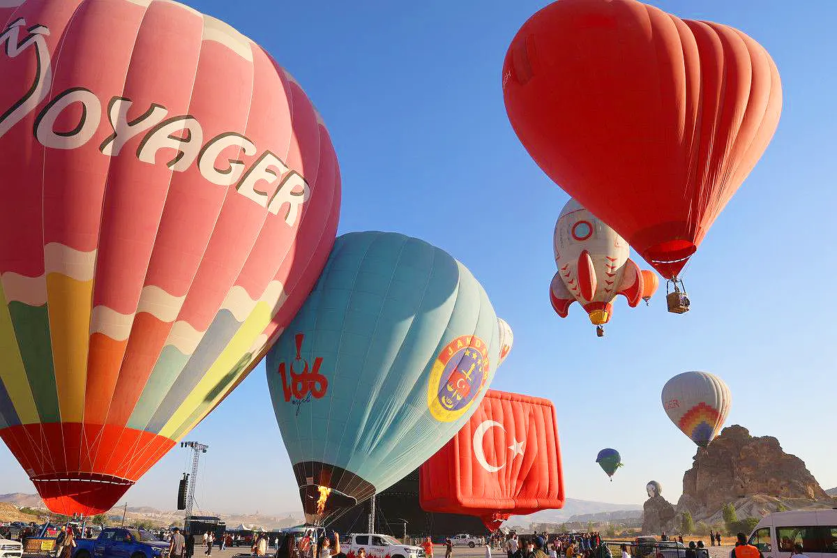 festival de globos en la Capadocia