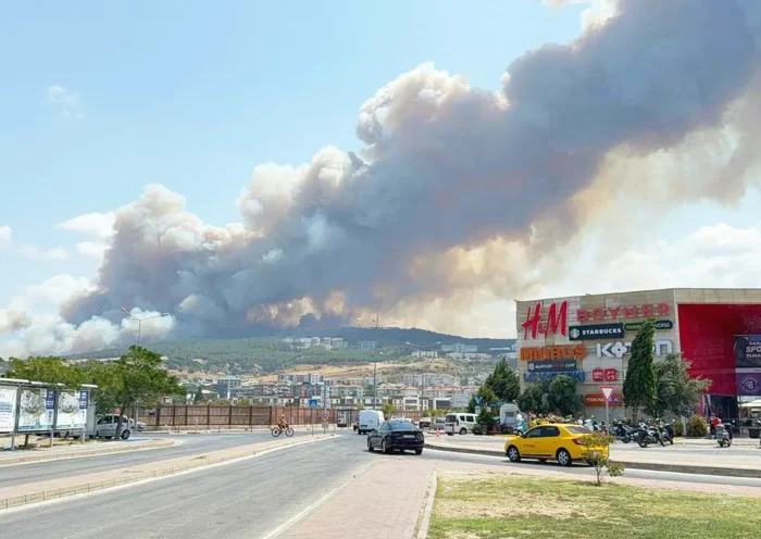 incendio en Çanakkale, Turquía