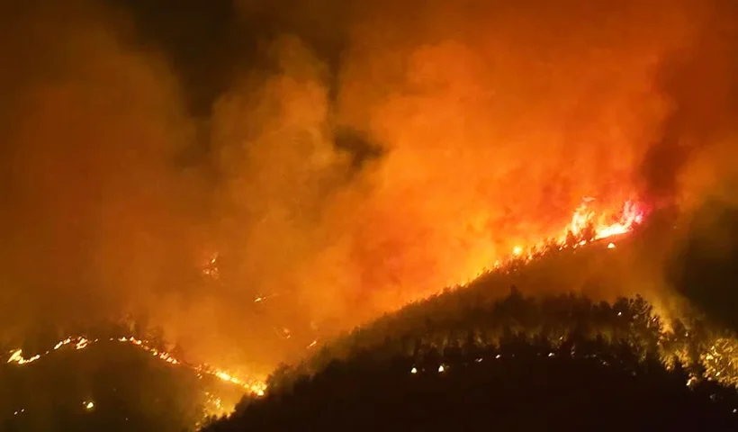incendios forestales en Hatay, Turquía