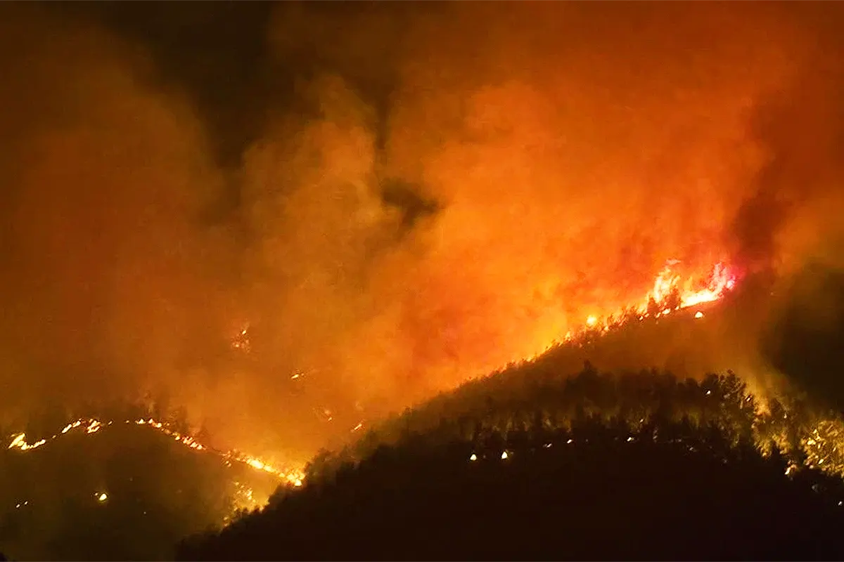 incendios forestales en Hatay, Turquía
