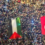 manifestación en apoyo a Gaza en Estambul