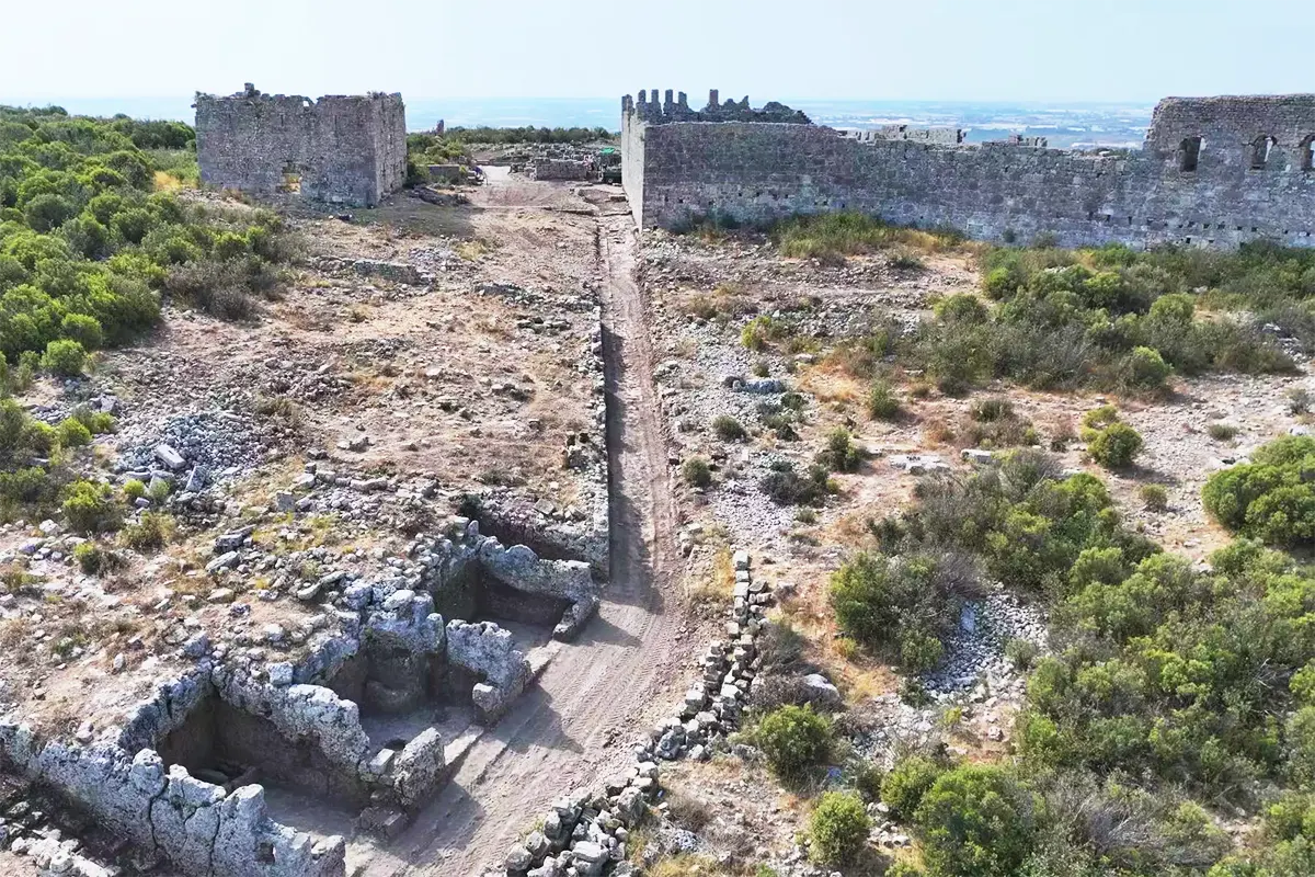 ruinas de Sillyon, en Turquía