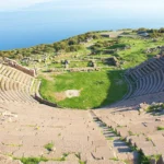ruins of the Assos's theatre