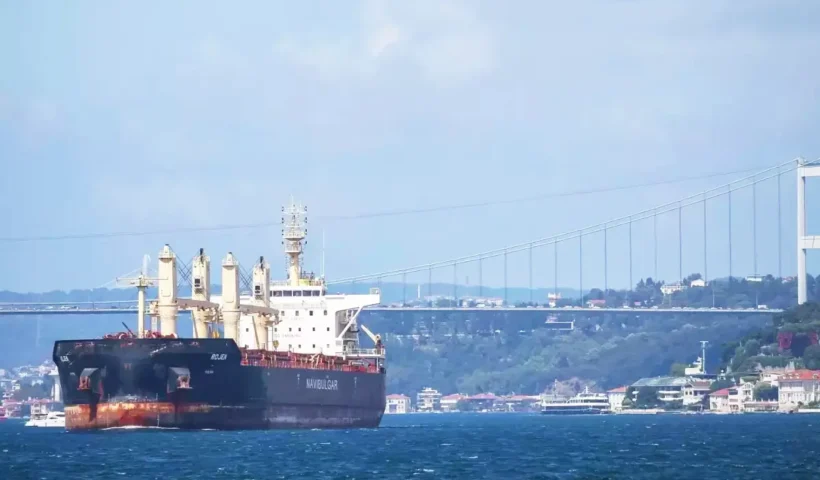 ship in the Bosphorus