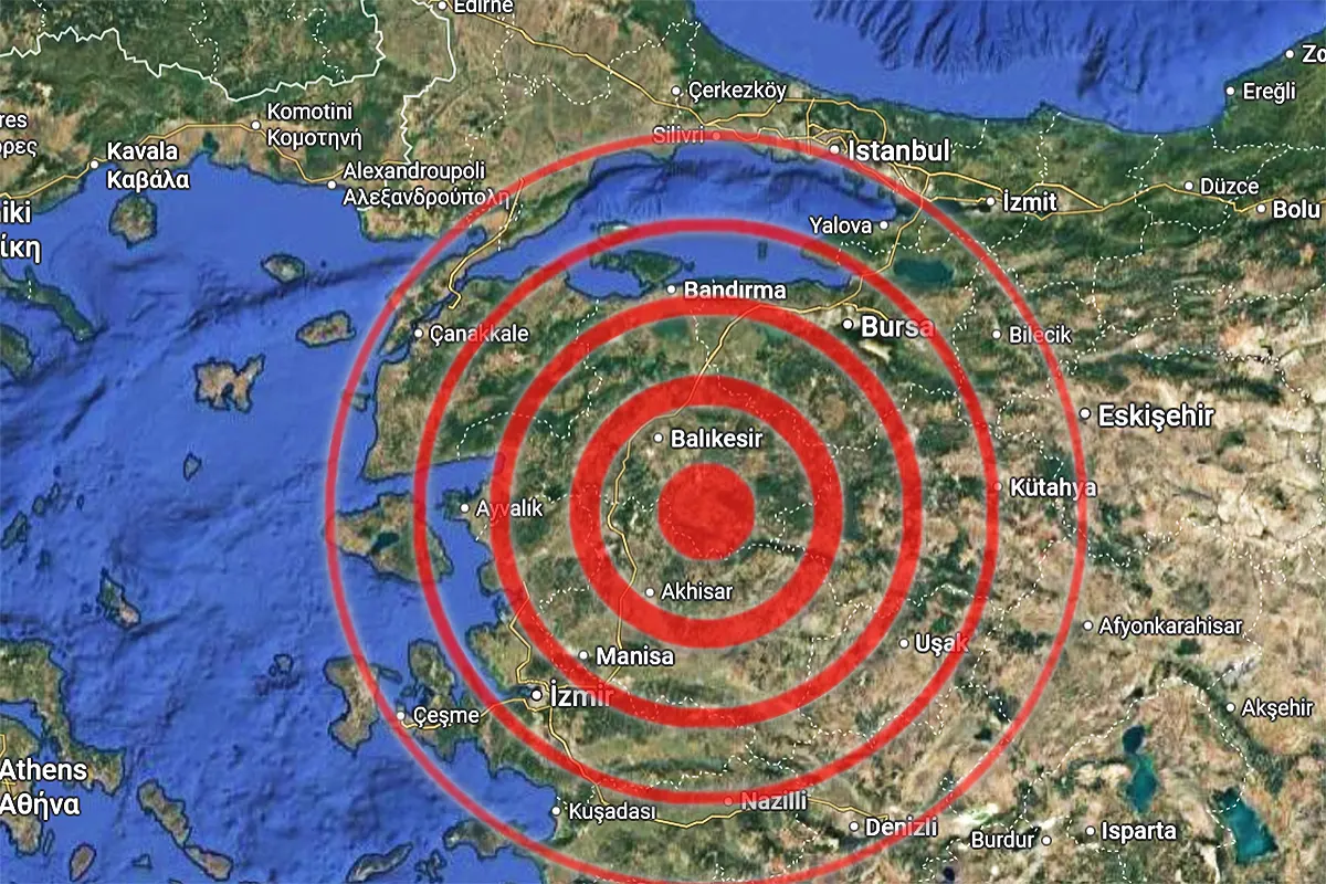 terremoto en Balıkesir, Turquía