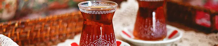 Turkish coffee and tea banner