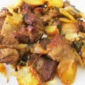 cordero con patatas y limón