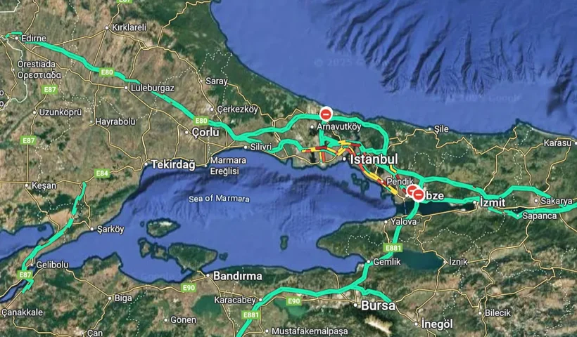 Istanbul, Google Maps