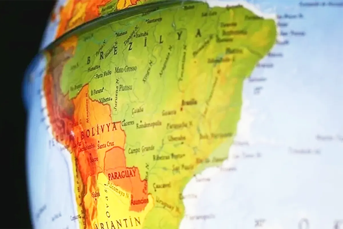 Latin America, Turkish map
