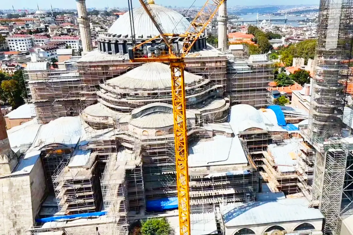 restoration of Hagia Sophia