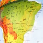 Sudamérica, mapa turco