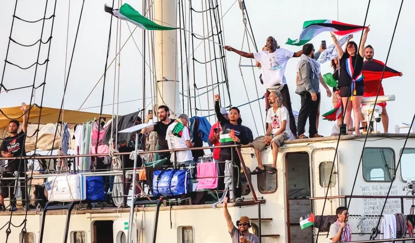 Sumud Flotilla, Gaza
