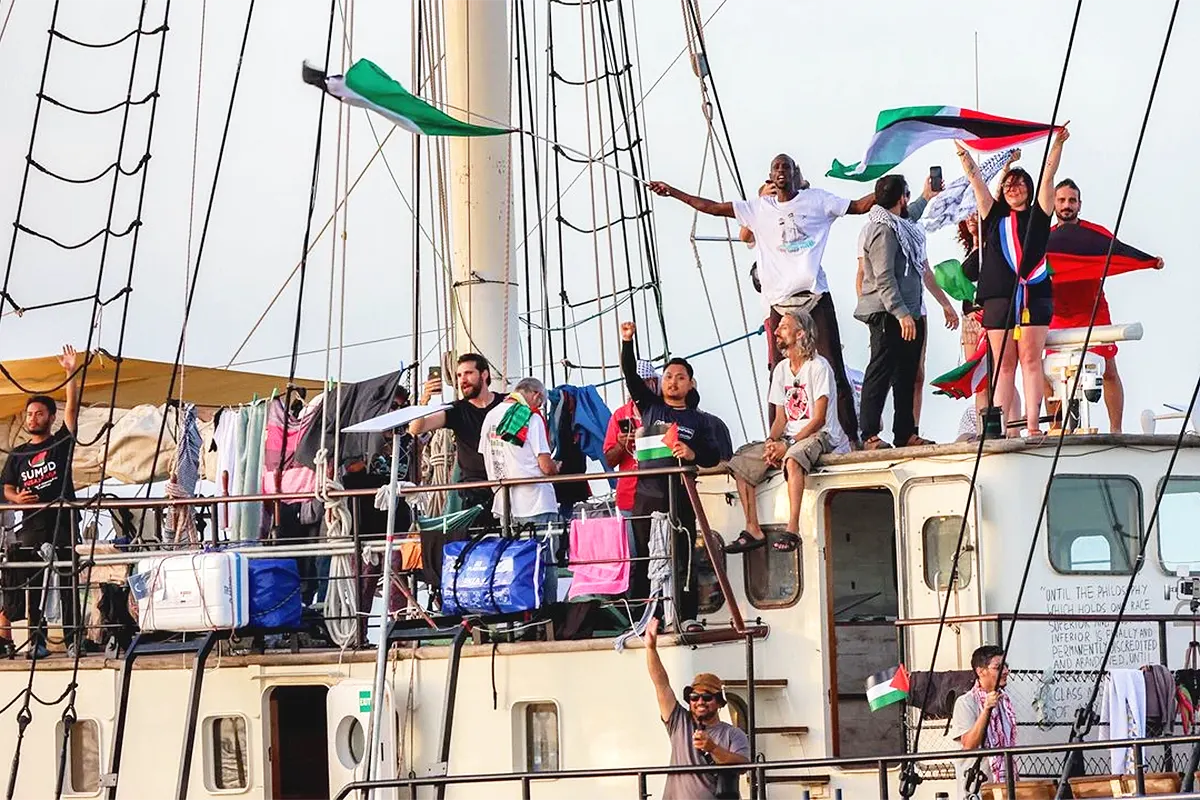 Sumud Flotilla, Gaza
