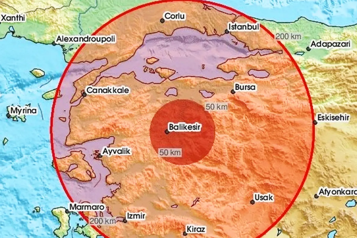 terremoto en Kütahya, Turquía
