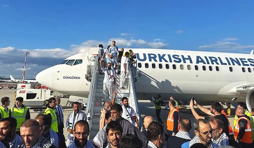 activistas de la Flotilla a Gaza llegan a Turquía