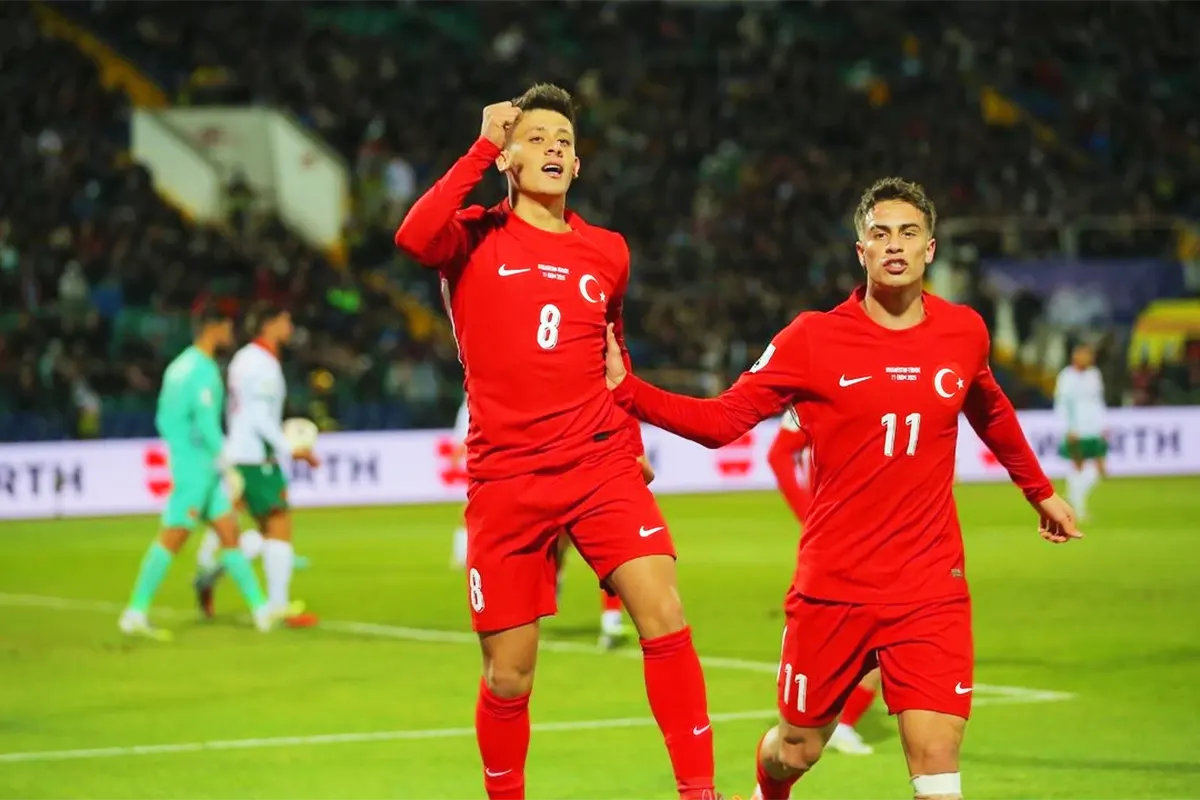 Arda Güler's goal with Turkey