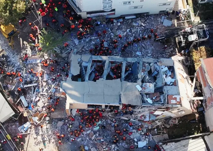 building collapse in Turkey