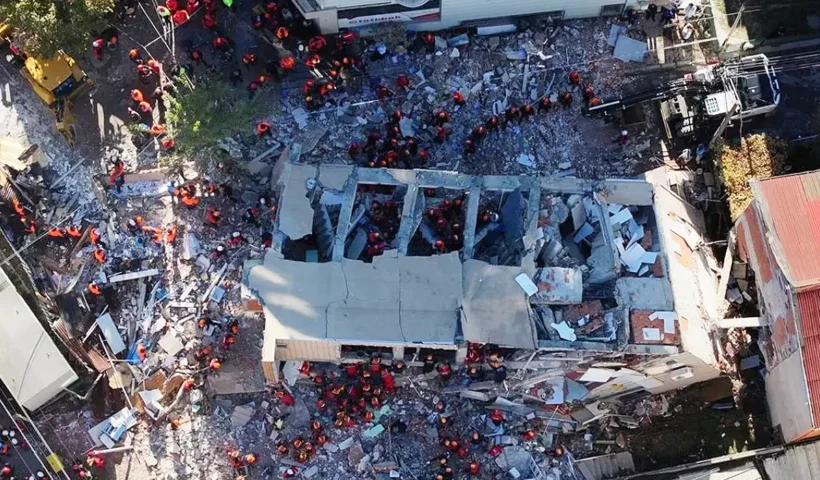 building collapse in Turkey