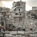destruction in Syria
