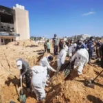 mass graves in Gaza