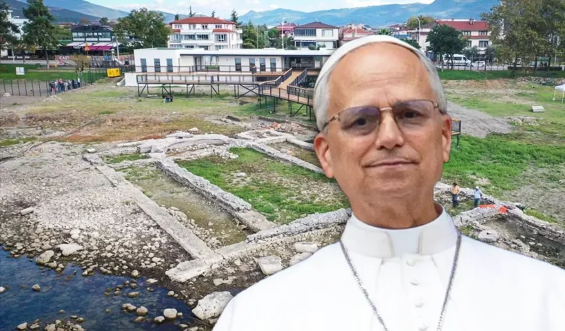 Papa's visit to the basilica in Nicaea