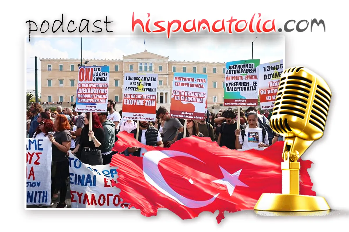Redada antidroga entre España y Turquía, ayuda turca en Gaza, protestas en Grecia, sequía en Bursa