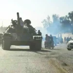 a tank in Afghanistan