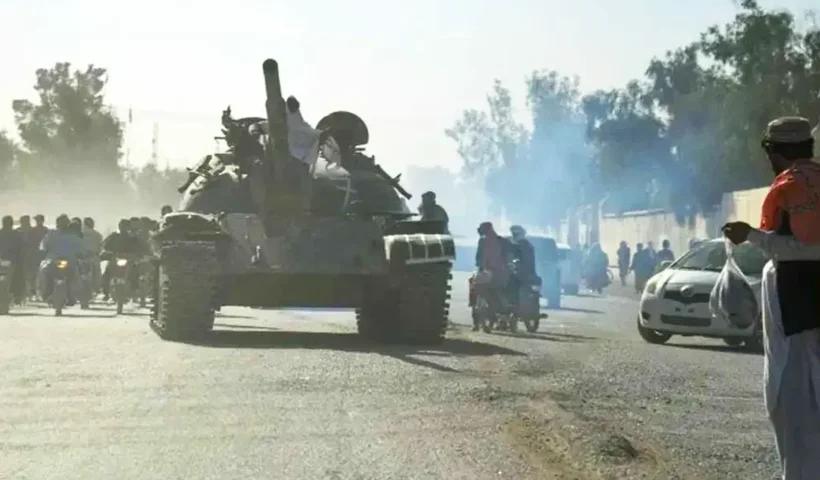 a tank in Afghanistan